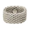 Used TIFFANY&Co. Ring Somerset EU#53.5 Silver925 8.3g Silver Mesh
