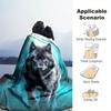 1PC Black White Wolf Contrast Plush Blanket Suitable All Seasons Soft Comfortable Sofa Office Outdoor Travel Home Use