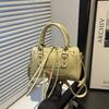 Rivet Fan Car Personalized Zipper Women's Bag New Simple Commuter Shoulder Crossbody Handbag