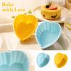 Heart Shaped Muffin Cups, Heat Baking Cups for and