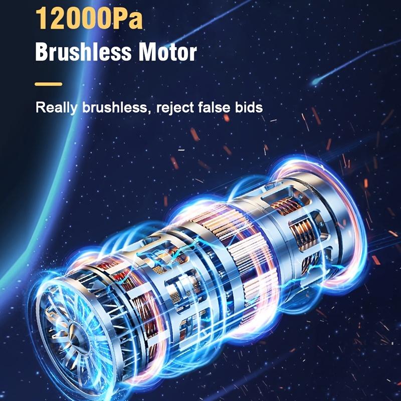 120W 12000PA Brushless Wireless Car Vacuum Cleaner Mini Handheld Vacuum Cleaner Wet Dry Multifunction Portable Vacuum