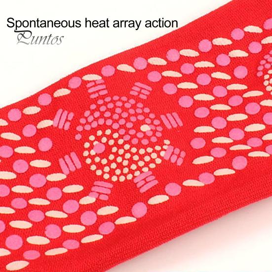 1 Pair Winter Heated Socks Particle Sole Massage Promote Circulation Self-heating Socks Mid-tube High Elasticity Warm Slipper Socks