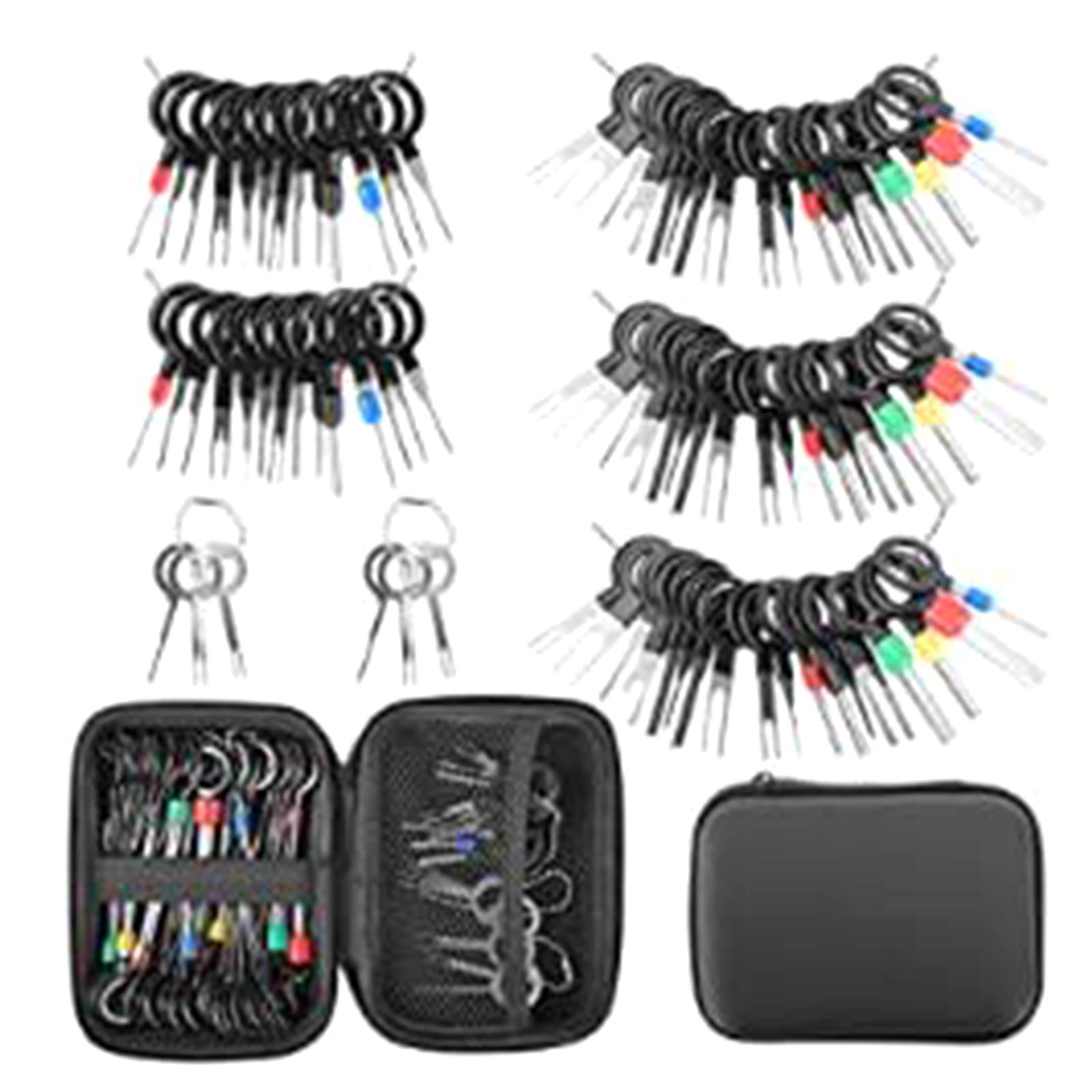 

82 шт. Инструменты для снятия обжимных разъемов проводов Инструмент для снятия клемм проводов Инструмент для автомобильных бытовых приборов