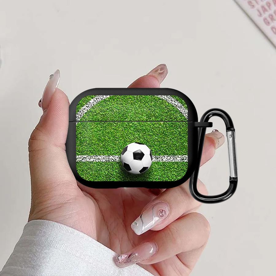 Football Field Pattern Earphone Cases Cover Case For Airpods Pro2 Pro3 3 Pro 2 1 4