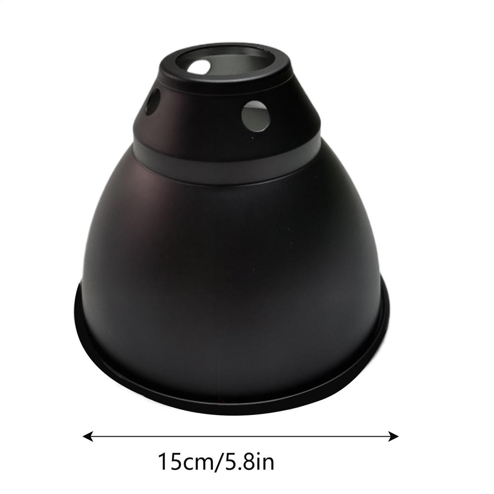 Reptile Dome Light  Reptile Heat Lamp Shade Heat Lamp Shade Deep Dome Lampshade Durable Sturdy Bearded Dragon Tank Accessories
