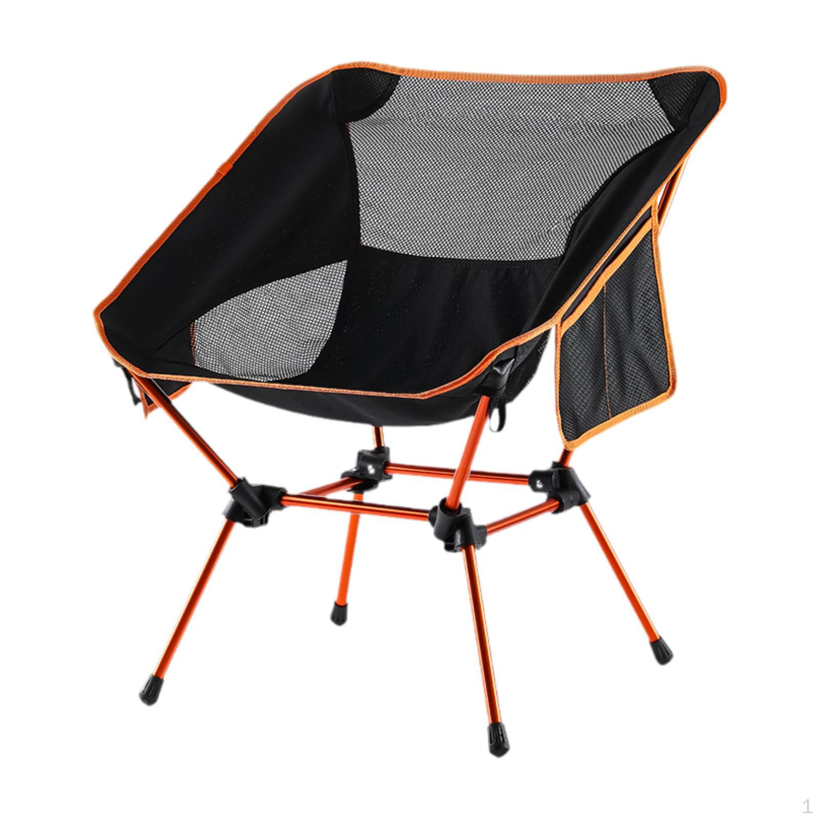 

Compact Outdoor Chair for Camping, Beach, And Barbecue Activities помаранчевий