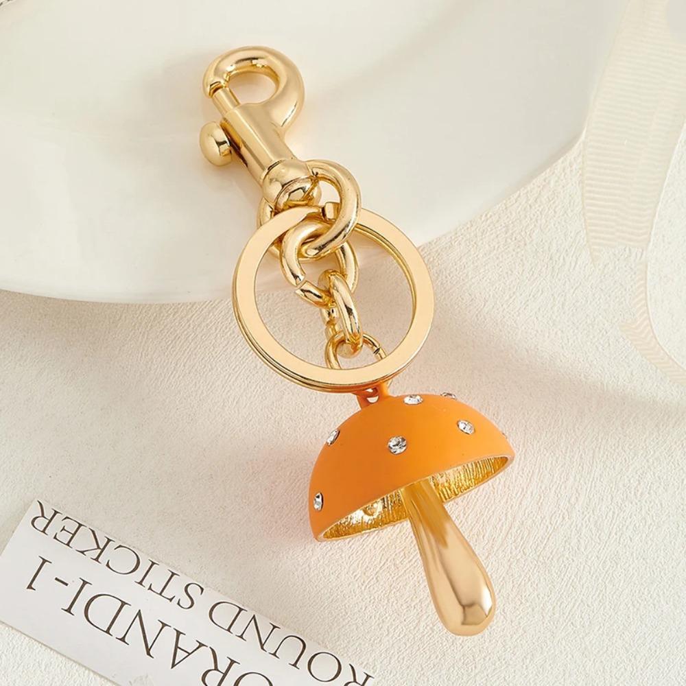 Bag Charm Women's Handbag Decor Exquisite Keychain Accessories Portable Mushroom Pendant  Gifts