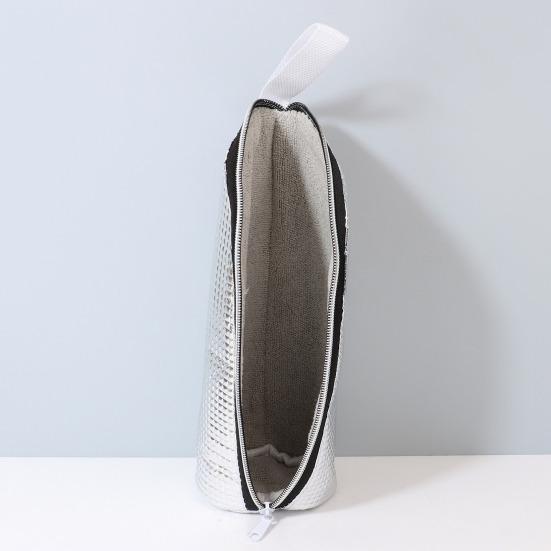 Baby Bottle Insulated Bag Aluminum Foil Thermal Carrier with Handle 3-Layer Thickened Bottle Pouch for Hot Cold Storage