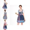 Oktoberfest Plain Dress Costume For Women Featuring Charming Vintage Style Design