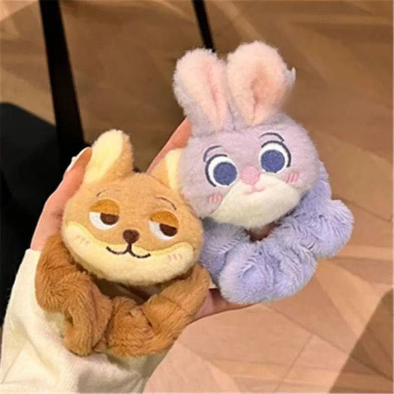 Imádnivaló Judy és Nick Plüss Hajgumi Szett - Aranyos Kiegészítők Lányoknak