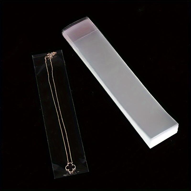 

100 шт. Прозрачные целлофановые подарочные пакеты - Прозрачные пластиковые пакеты из ОПП для кренделей, конфет, сувениров для вечеринок, ювелирных изделий - Дизайн с открытым дном 100pcs