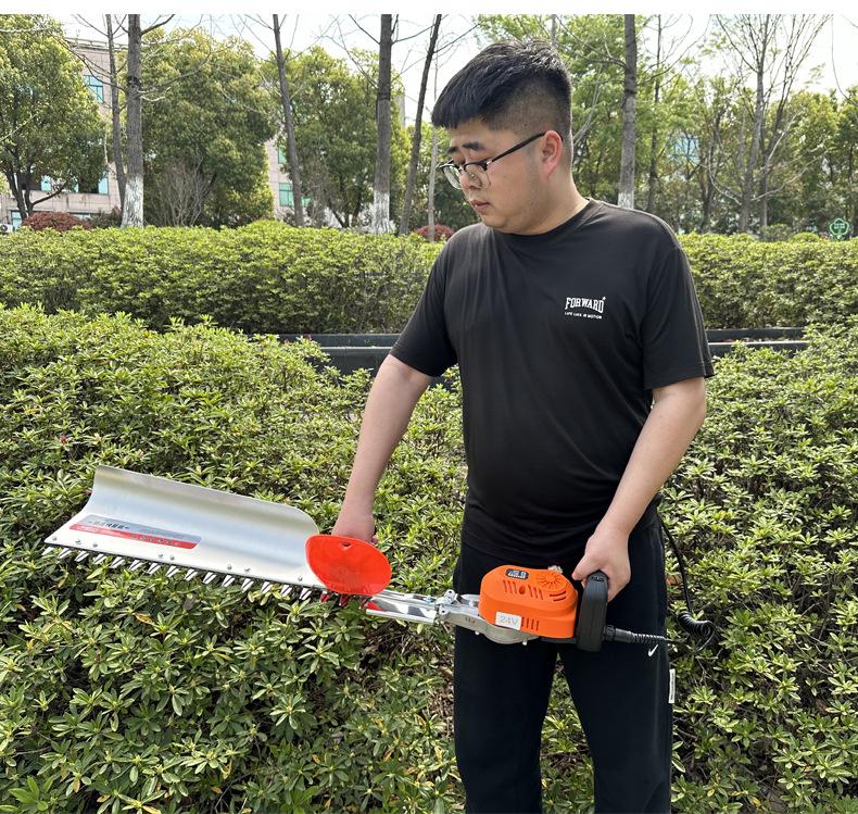 High-Power Lithium Battery Hedge and Branch Trimmer for Garden and Tea Picking