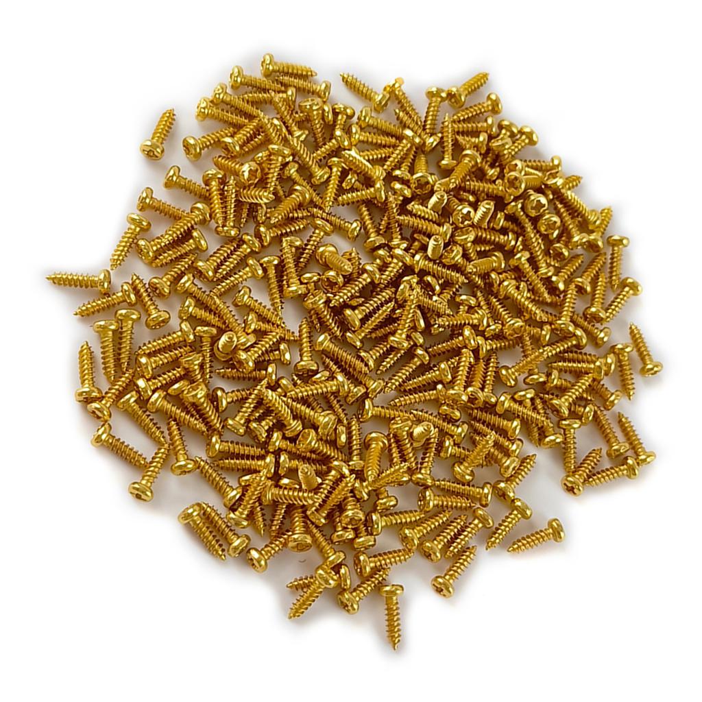 100Pcs Electric Guitar Pickguard Screws Guitar Scratchplate Mounting Screws Guitar Parts Musical Instruments Accessory