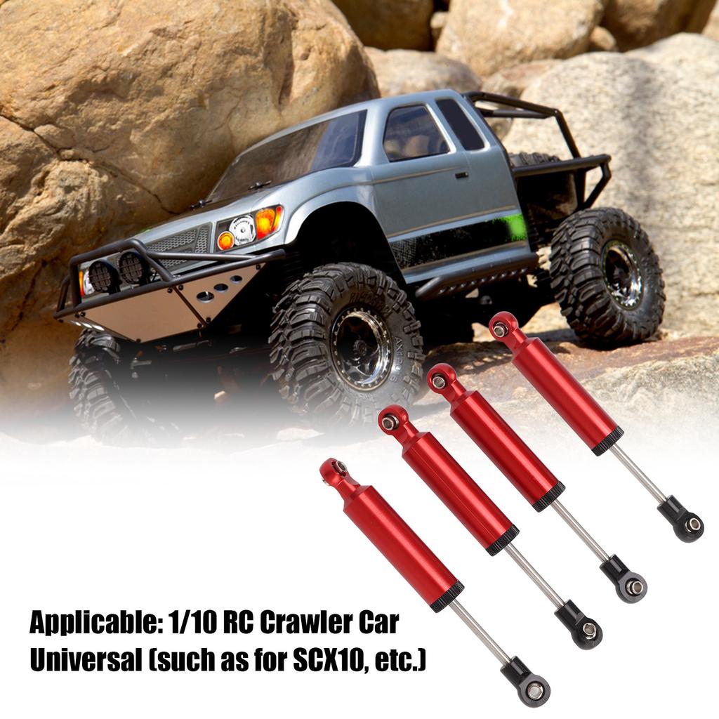4pcs RC 100mm Damper with Internal Spring for SCX10 1Celsius10 RC Crawler Car