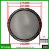 Speaker Grille Metal Mesh Dustproof Covers: 2-10 Inch Sizes for Car Speakers