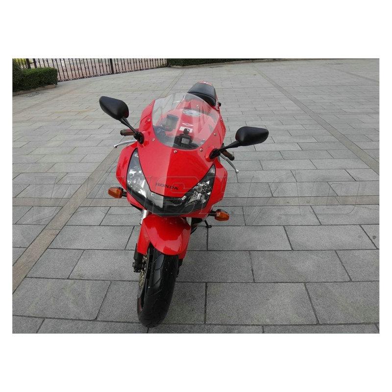 

Motorcycle Double Bubble Windshield WindScreen Screen For 2002 2003 Honda CBR900RR CBR954RR CBR 900 954 RR 02 03 Fireblade Black чистий