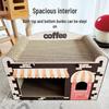 Vertical Coffee Shop Sofa Cat Scratcher & Nest – Durable, No Shed, All-Season Use