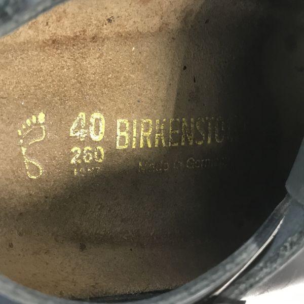 Birkenstock Comfort Sandals 40 26.0 Navy Slip-on Germany(USED)