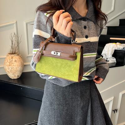 Fashion Platinum Handbag Women's New Shoulder Messenger Bag Classic High-end Small Square Bag
