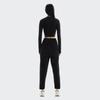On Studio Lg-T Crop Soft Breathable Sweat-Wicking Quick-Dry Workout Lg Sleeve T-Shirt Women tops Black 1WF11570553