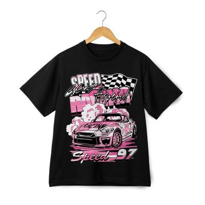 T-shirt grafica Speed Racer – Streetwear Auto da corsa Cool Stile retrò