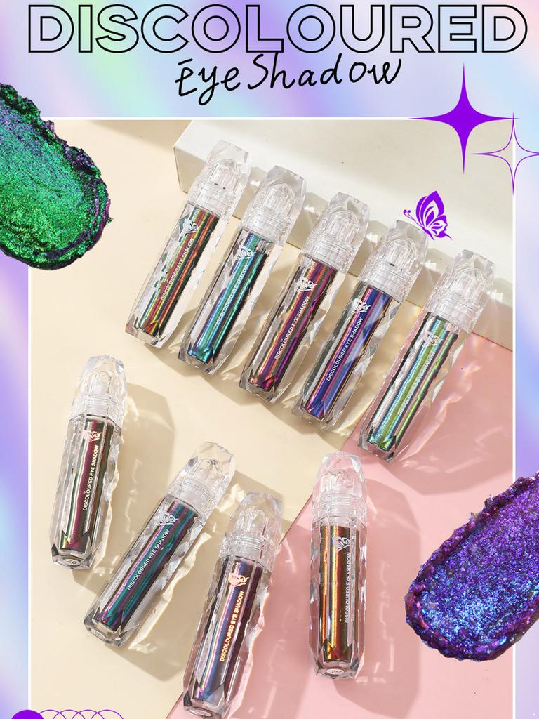 1Pc Chameleon Liquid Eyeshadow Metallic Glitter Shimmer Long Lasting Waterproof Eye Makeup Vegan Cruelty Free for Women Girls Party