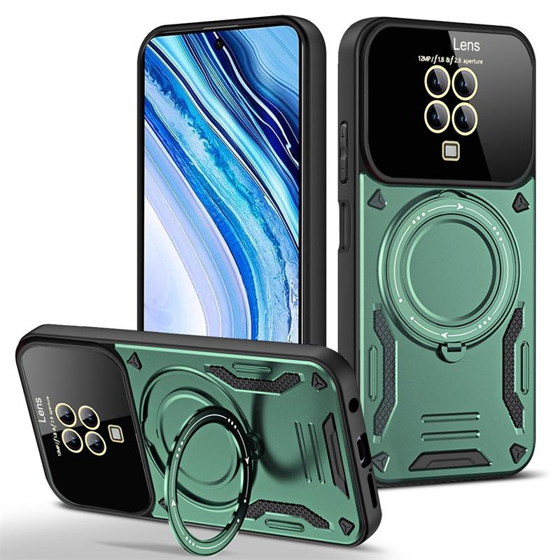 For Xiaomi Redmi Note 9 Pro Case Car Magnetic Holder Armor Cover for Xiaomi Redmi Note 9S Note9 9Pro Camera Protection Coque