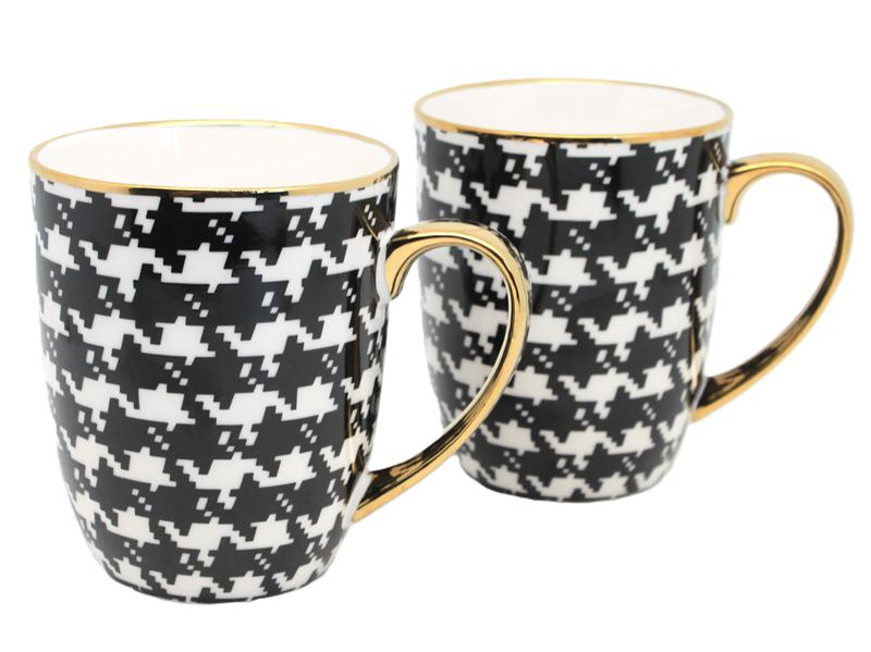 Set of 2 Pepita Cups 400ml
