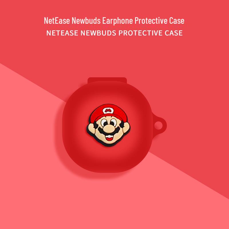 NetEase Newbuds Silicone Protective Case: Anti-fall, Soft Cover for Bluetooth Earbuds NetEase Newbuds Protective Case