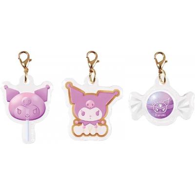 Tees Factory Sanrio Characters Sankoichi Charm Kuromi Size: Approx. H40 X W40 X D Within 3mm SR-5546181KU