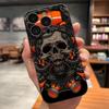 Skull Horror Patterns Phone Case For IPhone 17 Pro Max 15 Pro 16 14 Plus 12 13 Mini 11 Pro Shockproof Soft Cover