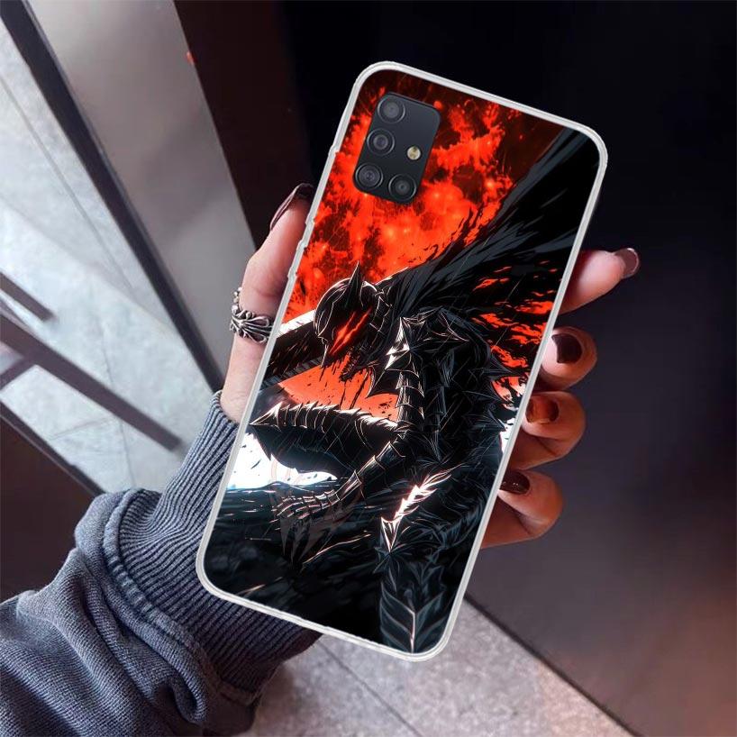 G-Guts B-Berserks Anime Phone Case For Samsung Galaxy A12 A52S A42 A32 A22 A51 A50 Note 20 Ultra 10 S10 Plus A71 A70 A31 A30 A10