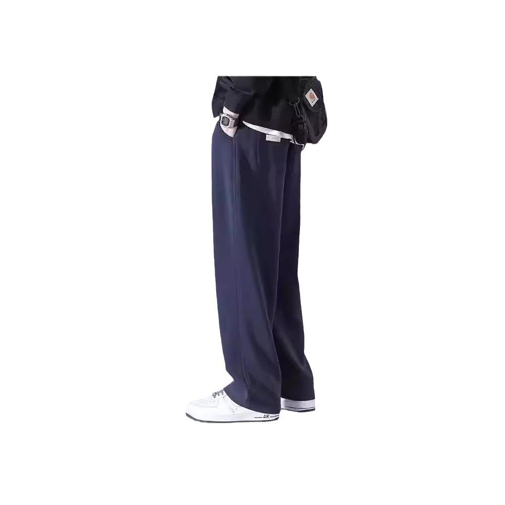 Autumn American High Street Wide-leg Sweatpants Men's Trendy Brand Straight Casual Trousers New Drape Versatile Loose Pants