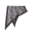 Women Versatile Cashew Print Faux Silk Multi Use Triangle Neck Scarf