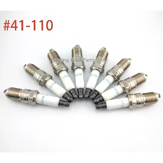 8PCS 41-110 12621258 Iridium spark plugs For gmc SAVANA Cadillac Escalade 2009 spark plug 41110
