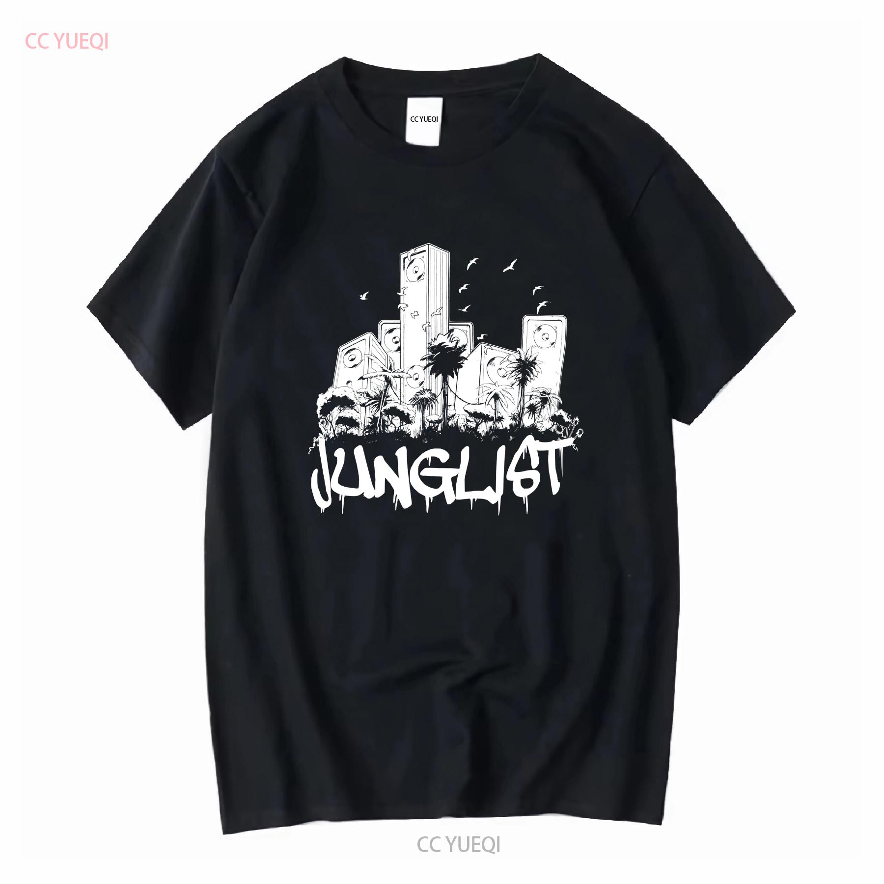 

Junglist Sound System T Shirt Jungle Massive Drum and Bass DJ Synth Synthesizer Neurofunk Producer Dubstep Top vintage Washed 4XL