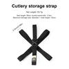 Cutlery Cross Strap Adjustable Camping Strapping Strap Multi-Purpose Luggage Strapping Nylon Strap for Outdoor Pots Bowls Plates