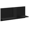 VidaXL Wall Cabinet 70x16.5x30 Cm Black Engineered Wood 854851