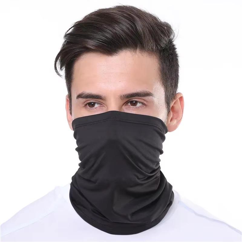 Outdoor Sonnenschutz Atmungsaktiver Schal Eisseide Unisex Angeln Radfahren Maske Taktisches Wandern Gesichtsschutz Nackengamasche Halbmaske