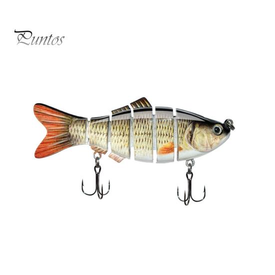 

Тонущая рыболовная приманка 10 см/19,4 г с острым крючком, 6-секционная многошарнирная приманка для плавания, реалистичные 3D глаза, искусственная жесткая приманка, аксессуары для рыбалки на открытом воздухе A