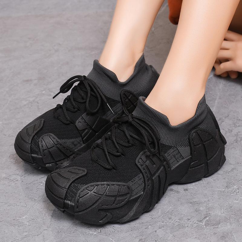 Casual socks shoes summer new fly-woven breathable sports casual shoes women's fashion versatile shoes