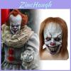 It Pennywise Horror Clown Mask Latex For Halloween Costume And Diy Party Decor