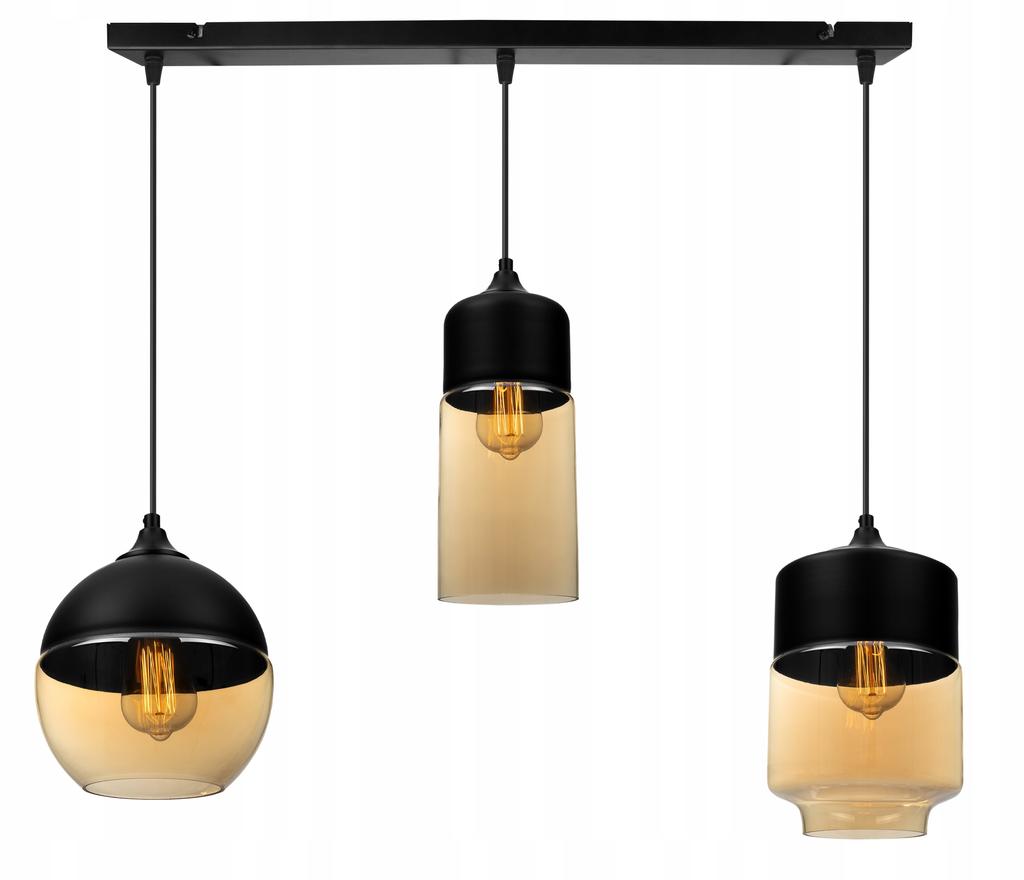 HANGING CEILING LAMP, GLASS LAMP SHADE