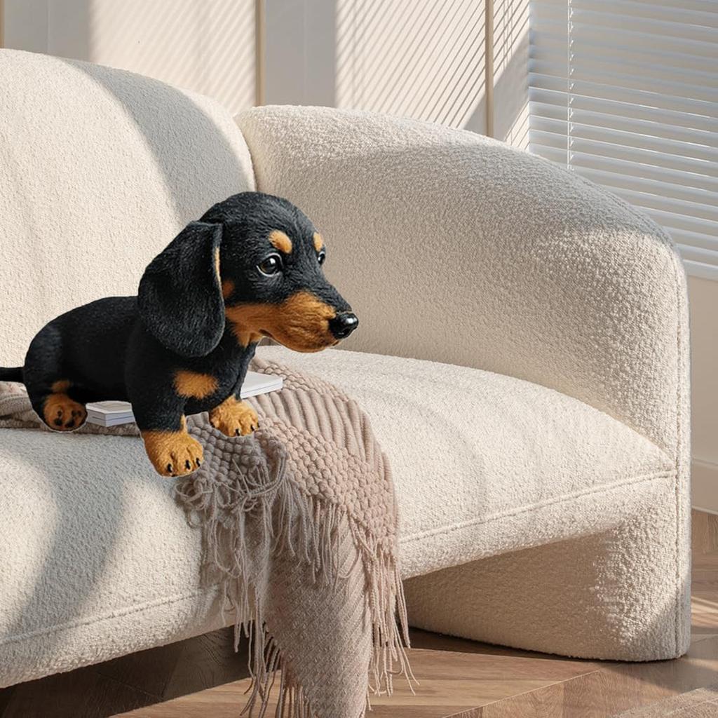 Dachshund Sleeping Pillow Skin-Friendly Plush Pillow for Emotional Support Figure Doll for Children Kids Boys Girls Room Decor