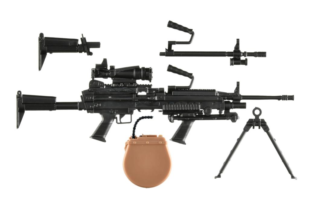 Modelo de plástico tipo actualización M249 de Little Armory LA094