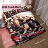 Fast & Furious Bedding Set Fashion Movie Printed Comforter Quilt Bed Cover Duvet Cover Pillow Case 3 Pieces Sets Kids Adult Size