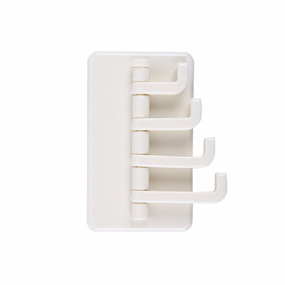 4-Haken, vierreihiger Wandhaken, bunter Haken mit vier Zweigen, multifunktionale Küche