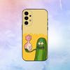 pickle cartoon  Phone Case For Samsung S25,S24,S21,S22,S23,S30,Ultra,S20,Plus,Fe,Lite,Note,10,9,5G Black Cover