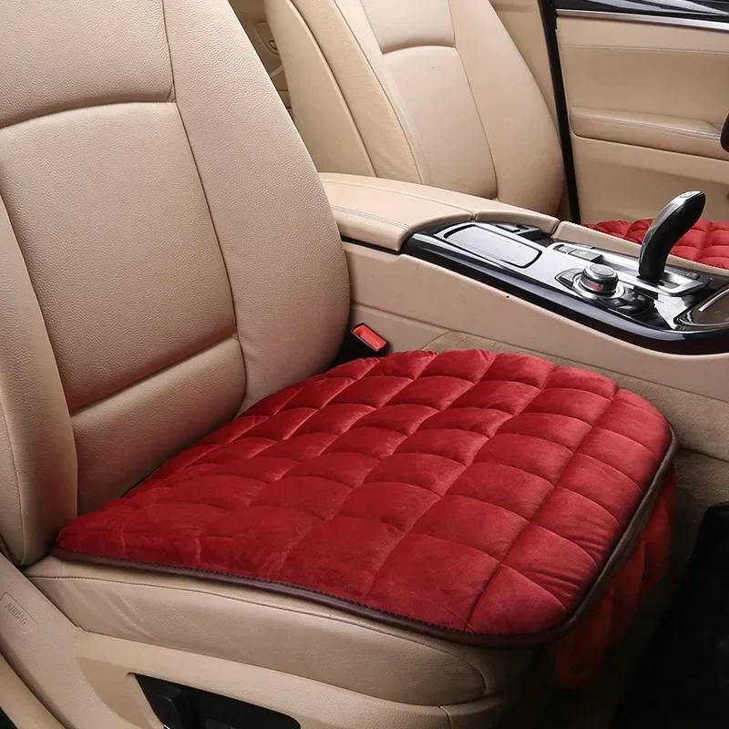 Car Seat Cover Winter Warm Cushion Anti Slip Universal Front Chair Breathable Pad for Vehicle Auto Car Protector Amagi