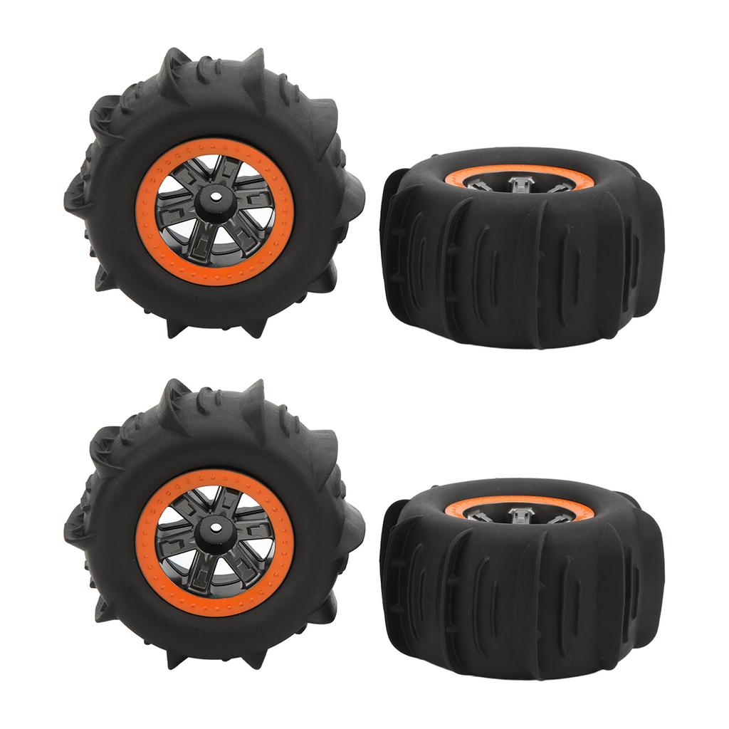 4pcs RC Beach Tires Multifunction Waterproof Rubber RC Car Wheel for 1 12 1 10 RC Cars